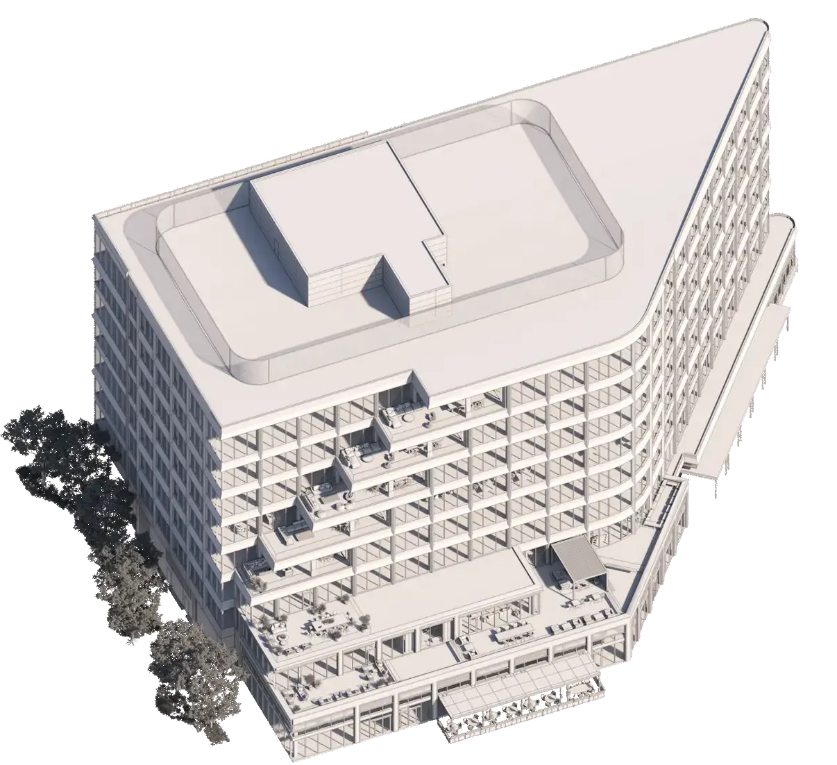 One Cherry Creek building rendering