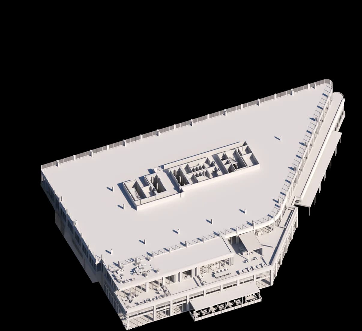 Floor 3 3D rendering