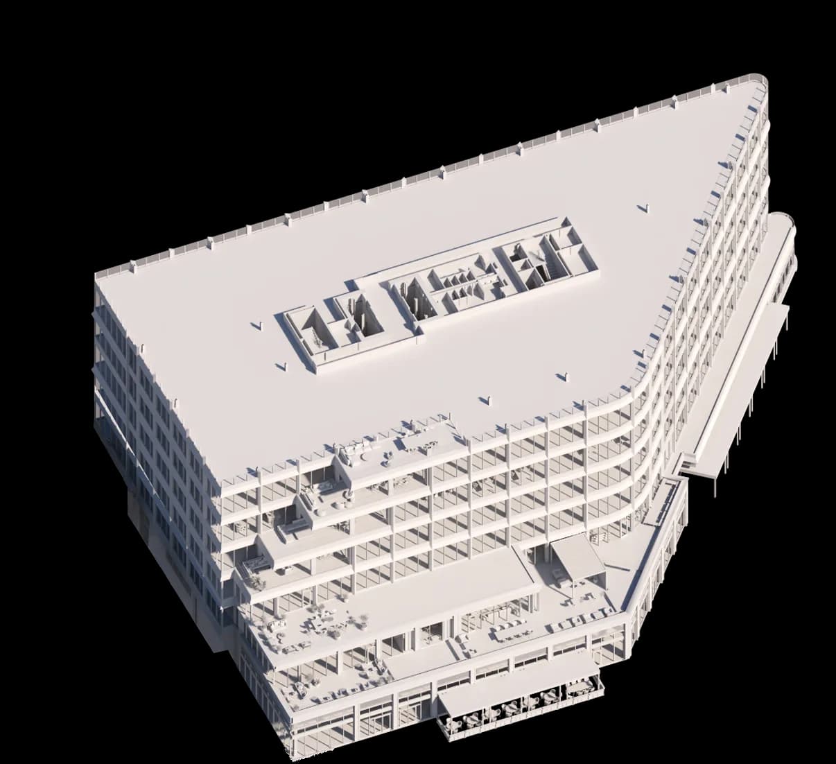 Floor 7 3D rendering